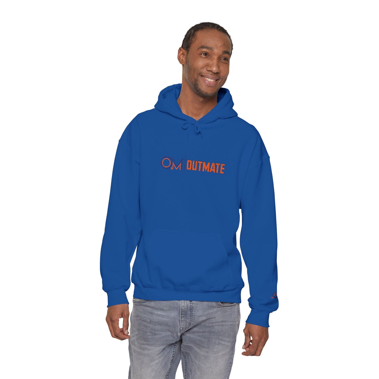 Outmate Unisex Multi Logo Embroidered Hoodie — Cozy Pullover