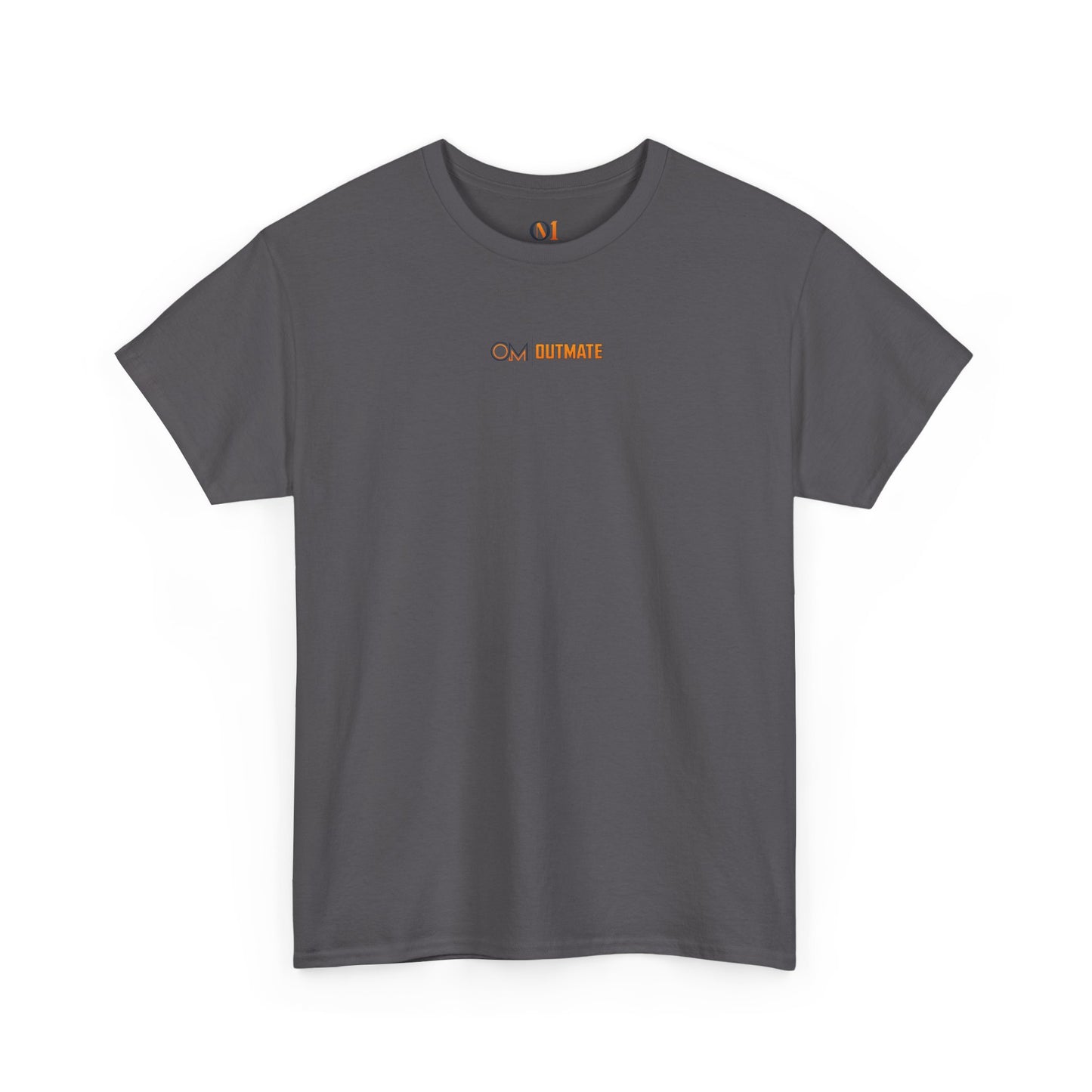 Minimalist 'Out' Logo Tee — Black Graphic Cotton T-Shirt