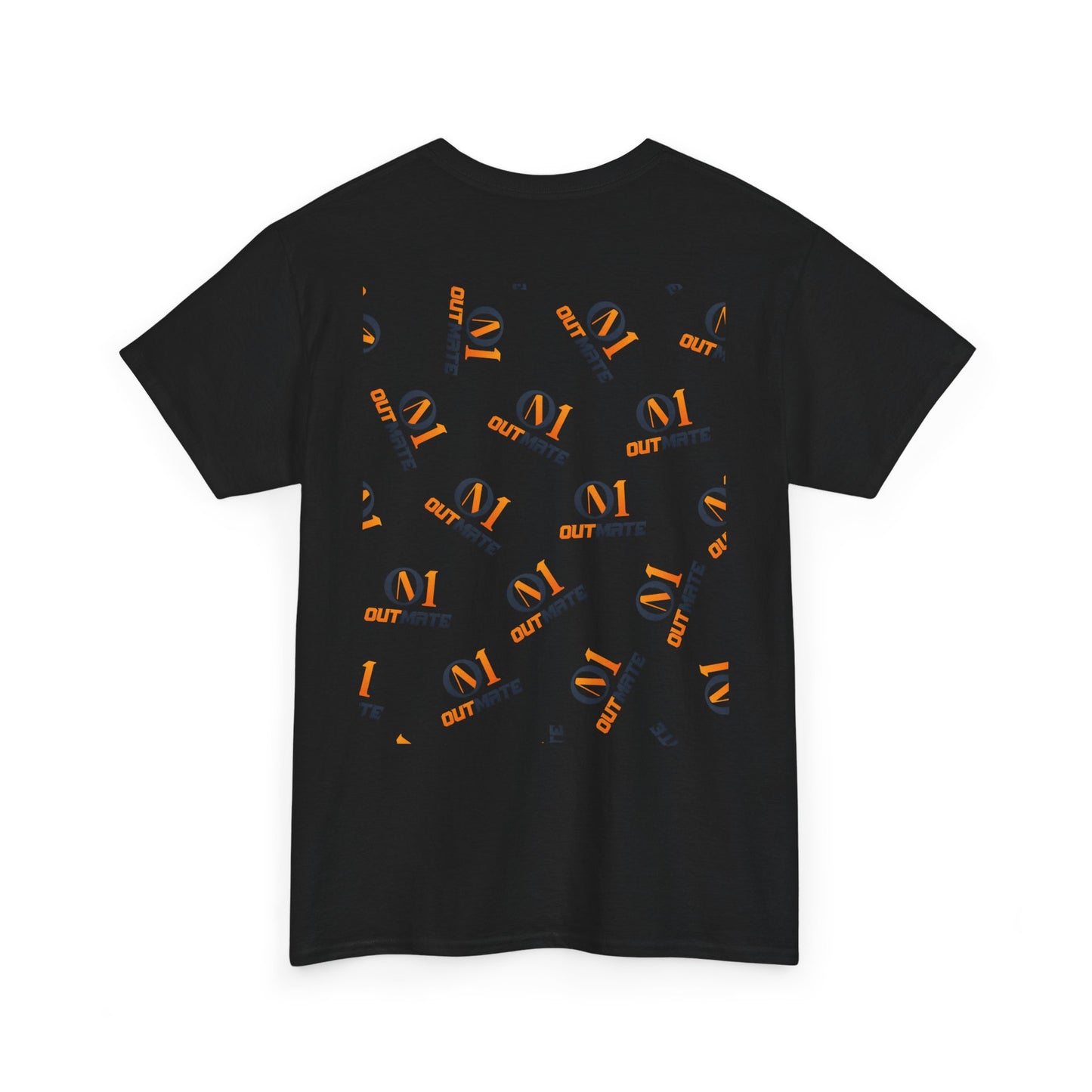 Minimalist 'Out' Logo Tee — Black Graphic Cotton T-Shirt