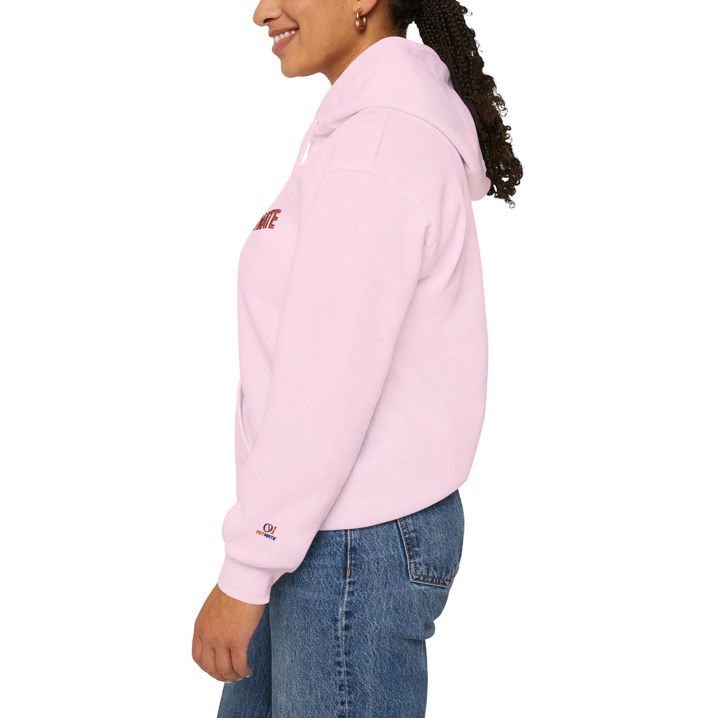 Outmate Unisex Multi Logo Embroidered Hoodie — Cozy Pullover