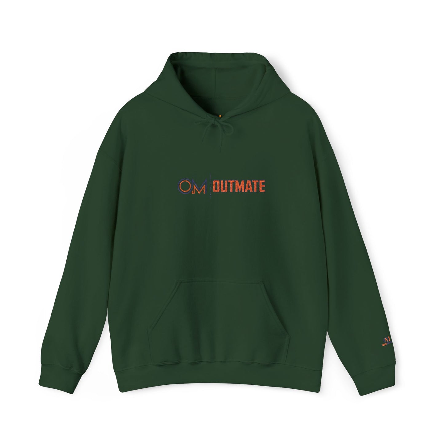 Outmate Unisex Multi Logo Embroidered Hoodie — Cozy Pullover