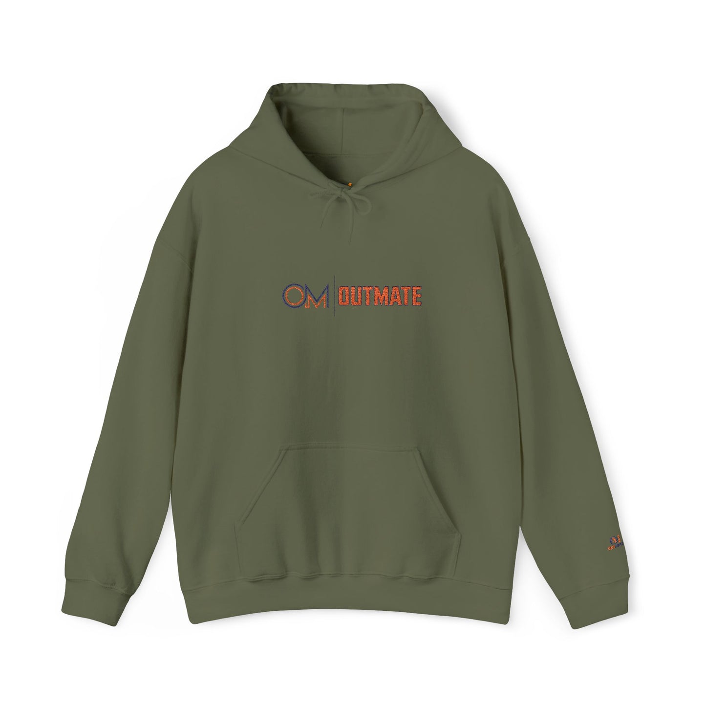 Outmate Unisex Multi Logo Embroidered Hoodie — Cozy Pullover