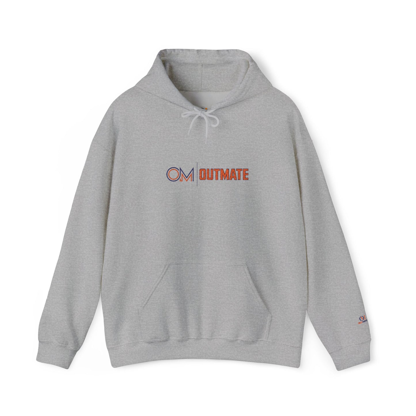 Outmate Unisex Multi Logo Embroidered Hoodie — Cozy Pullover