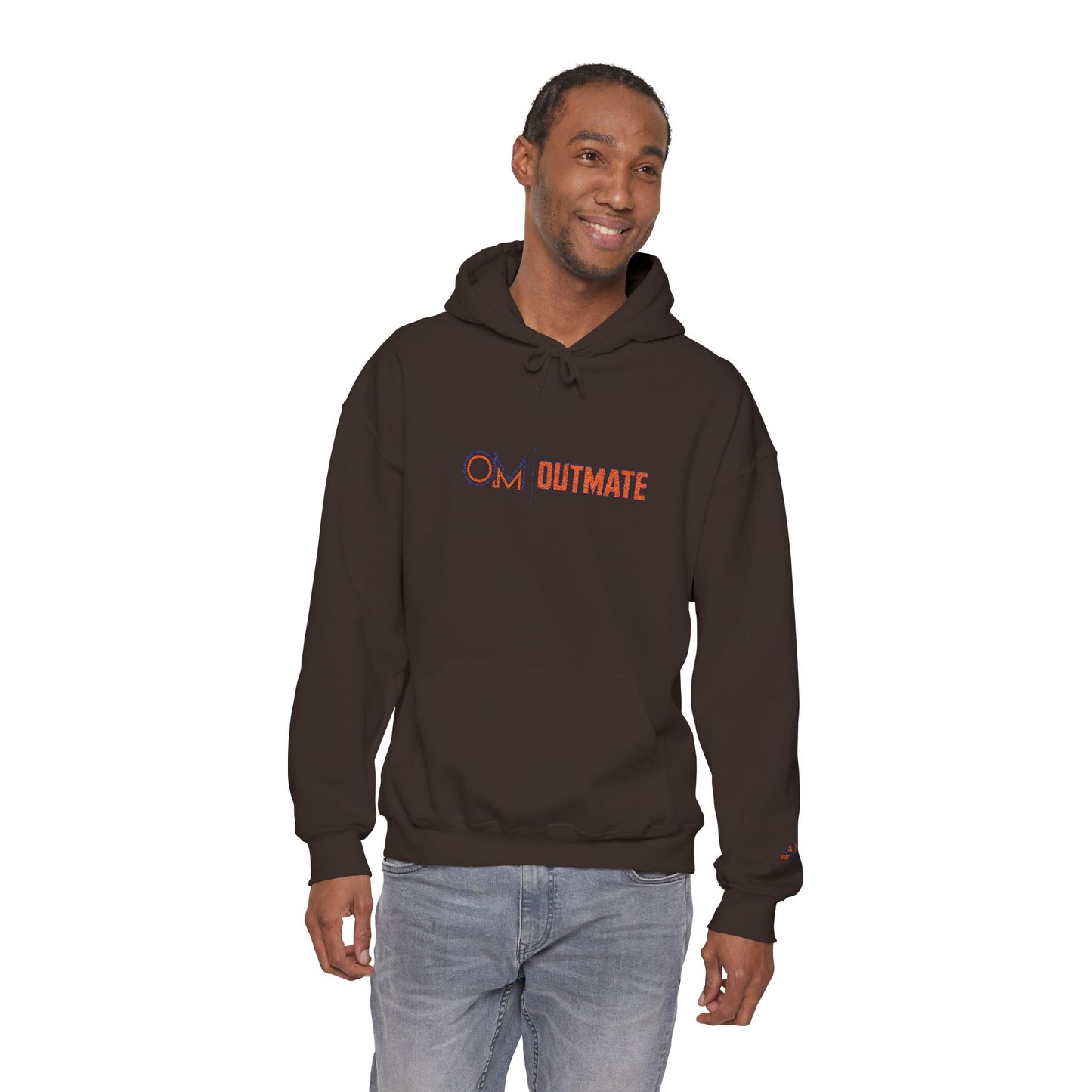 Outmate Unisex Multi Logo Embroidered Hoodie — Cozy Pullover