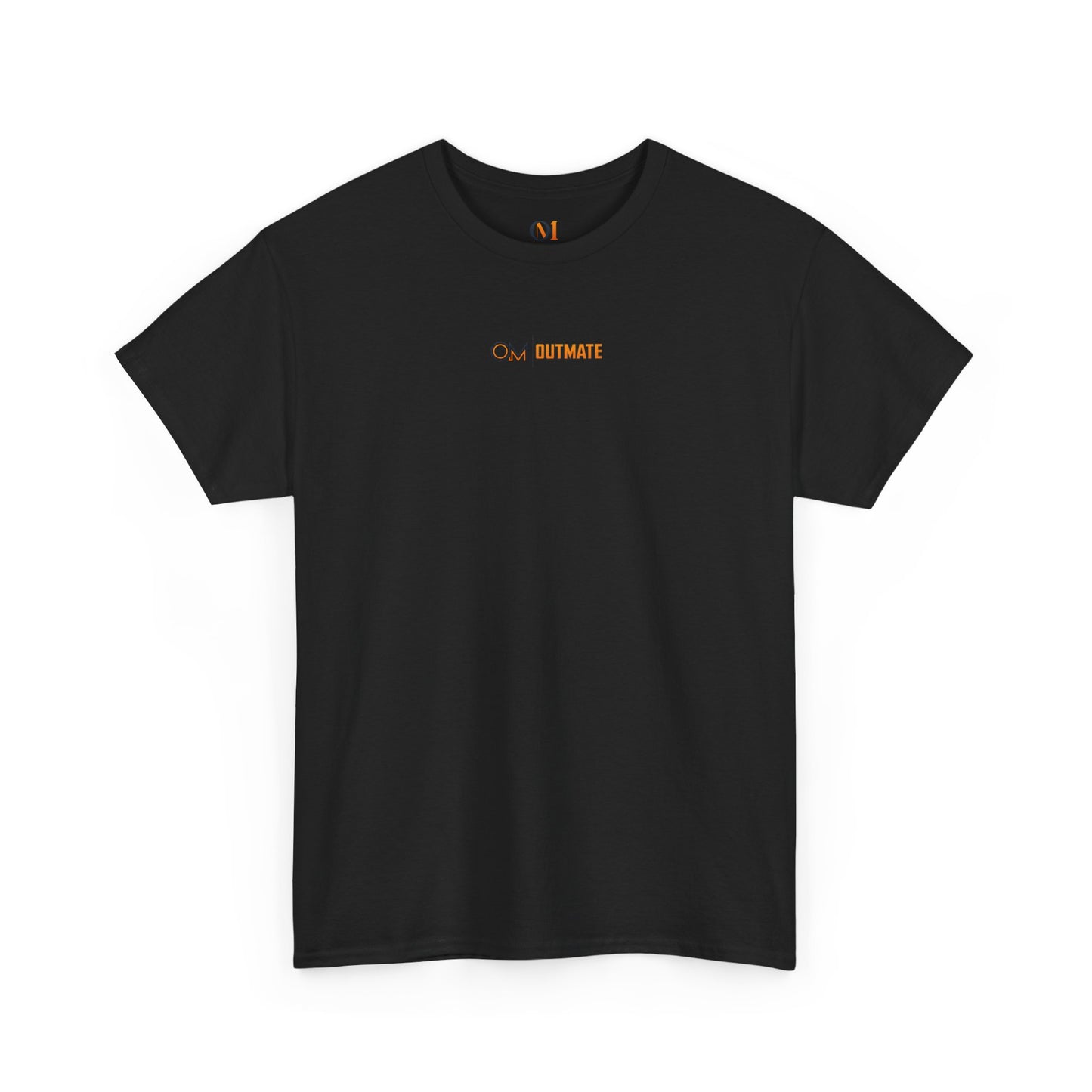 Minimalist 'Out' Logo Tee — Black Graphic Cotton T-Shirt