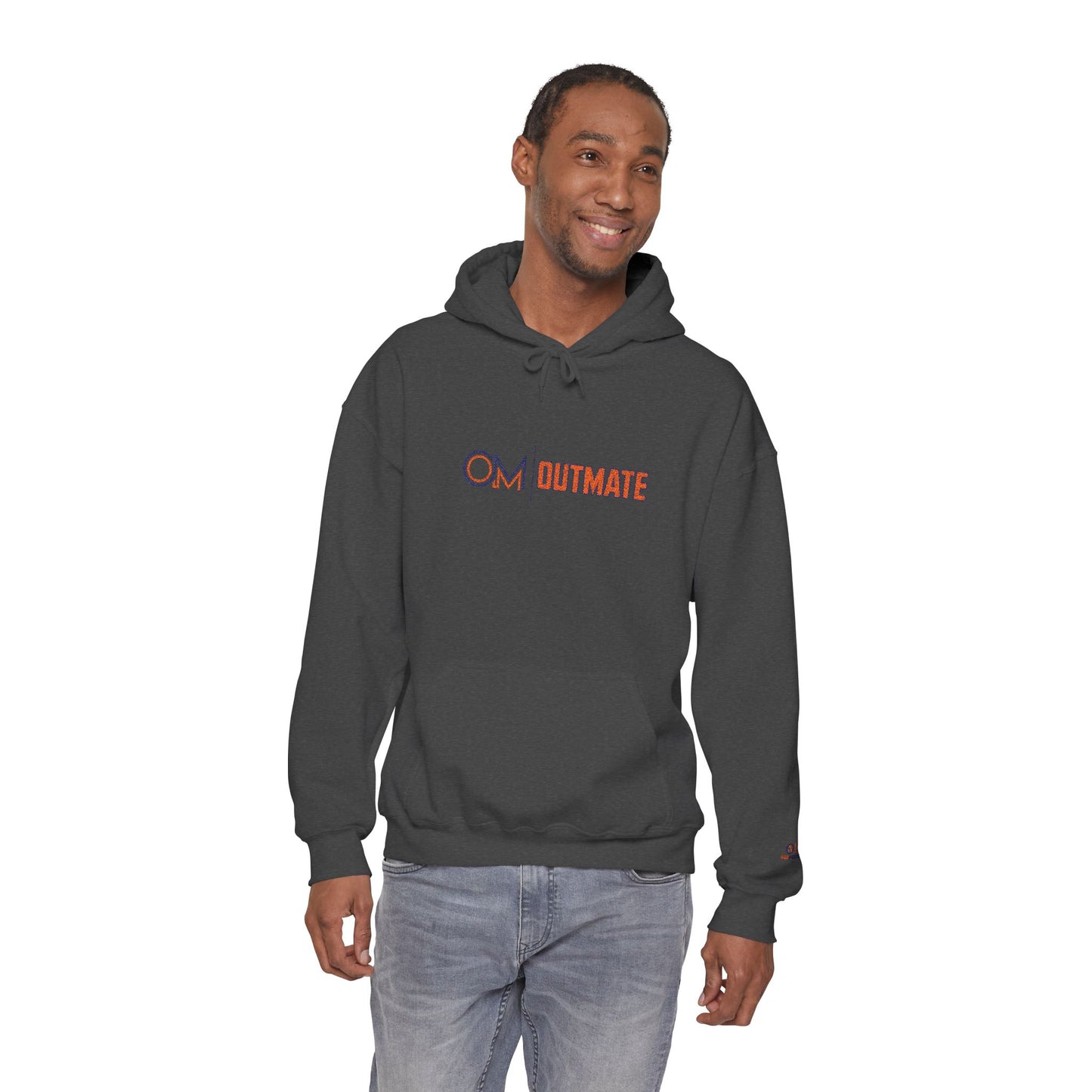 Outmate Unisex Multi Logo Embroidered Hoodie — Cozy Pullover
