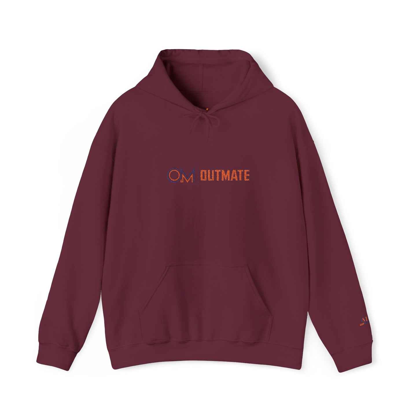Outmate Unisex Multi Logo Embroidered Hoodie — Cozy Pullover