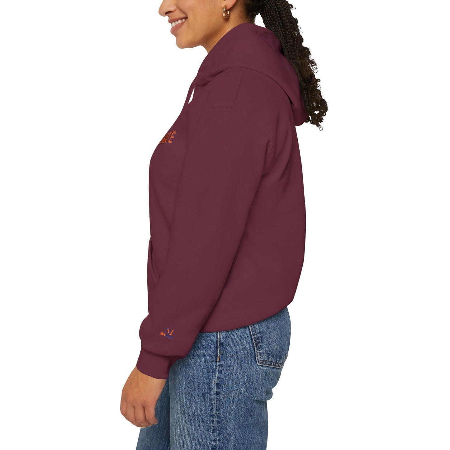 Outmate Unisex Multi Logo Embroidered Hoodie — Cozy Pullover
