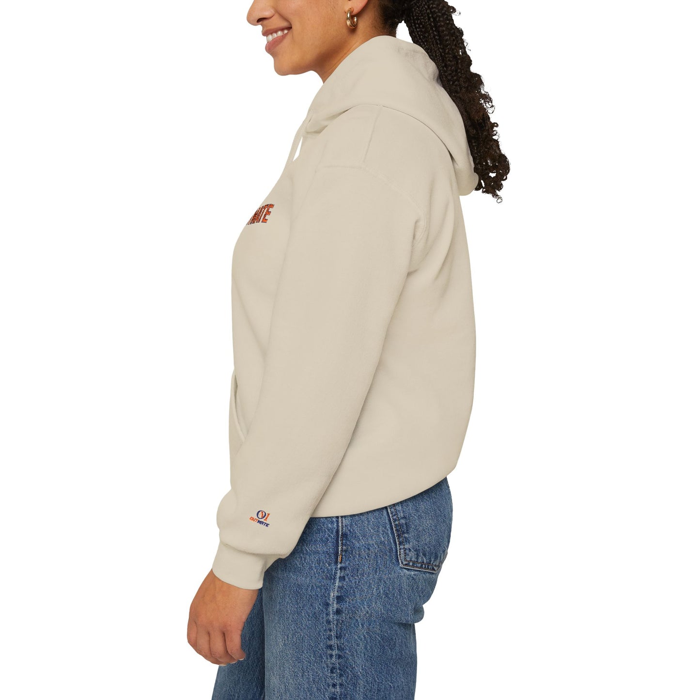 Outmate Unisex Multi Logo Embroidered Hoodie — Cozy Pullover