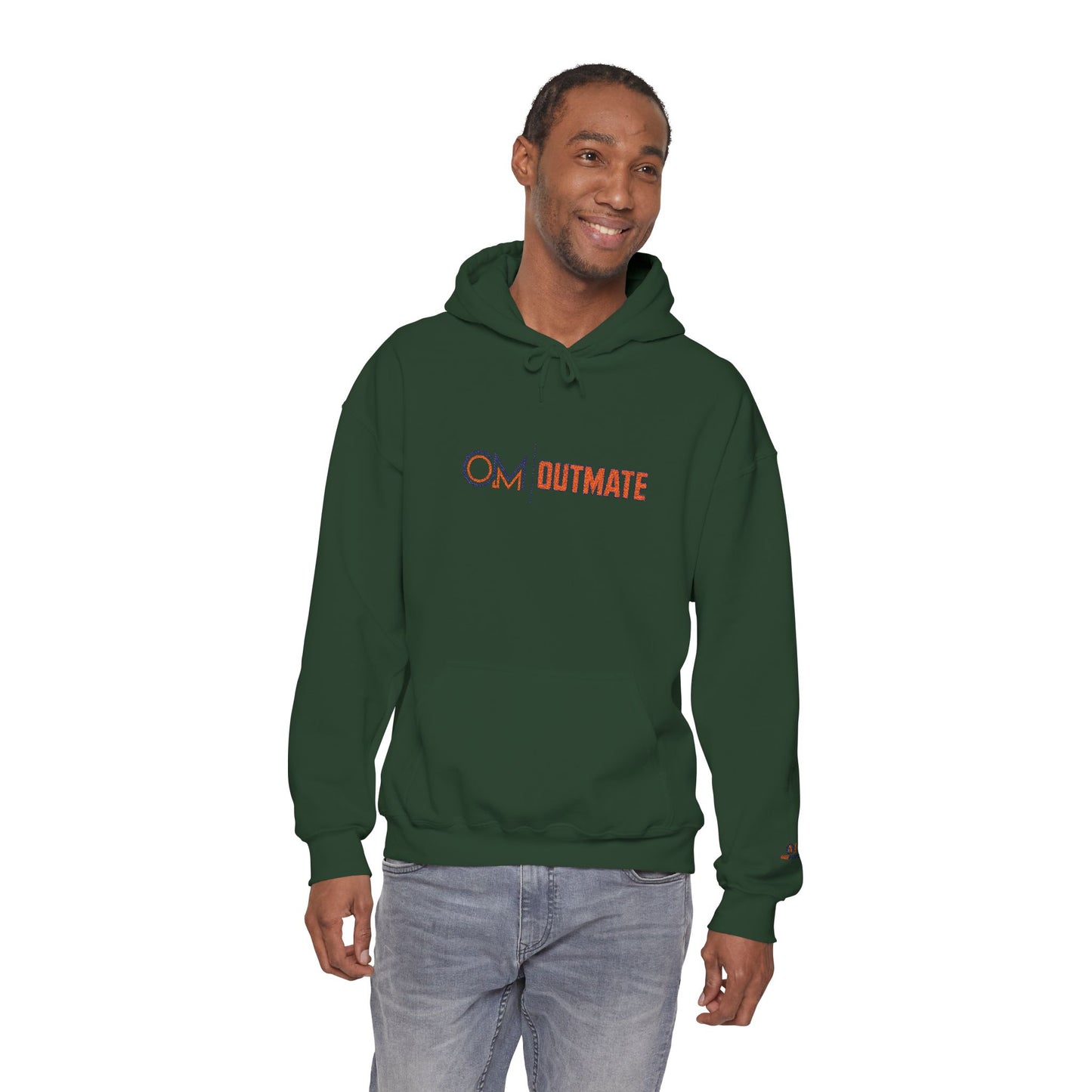 Outmate Unisex Multi Logo Embroidered Hoodie — Cozy Pullover