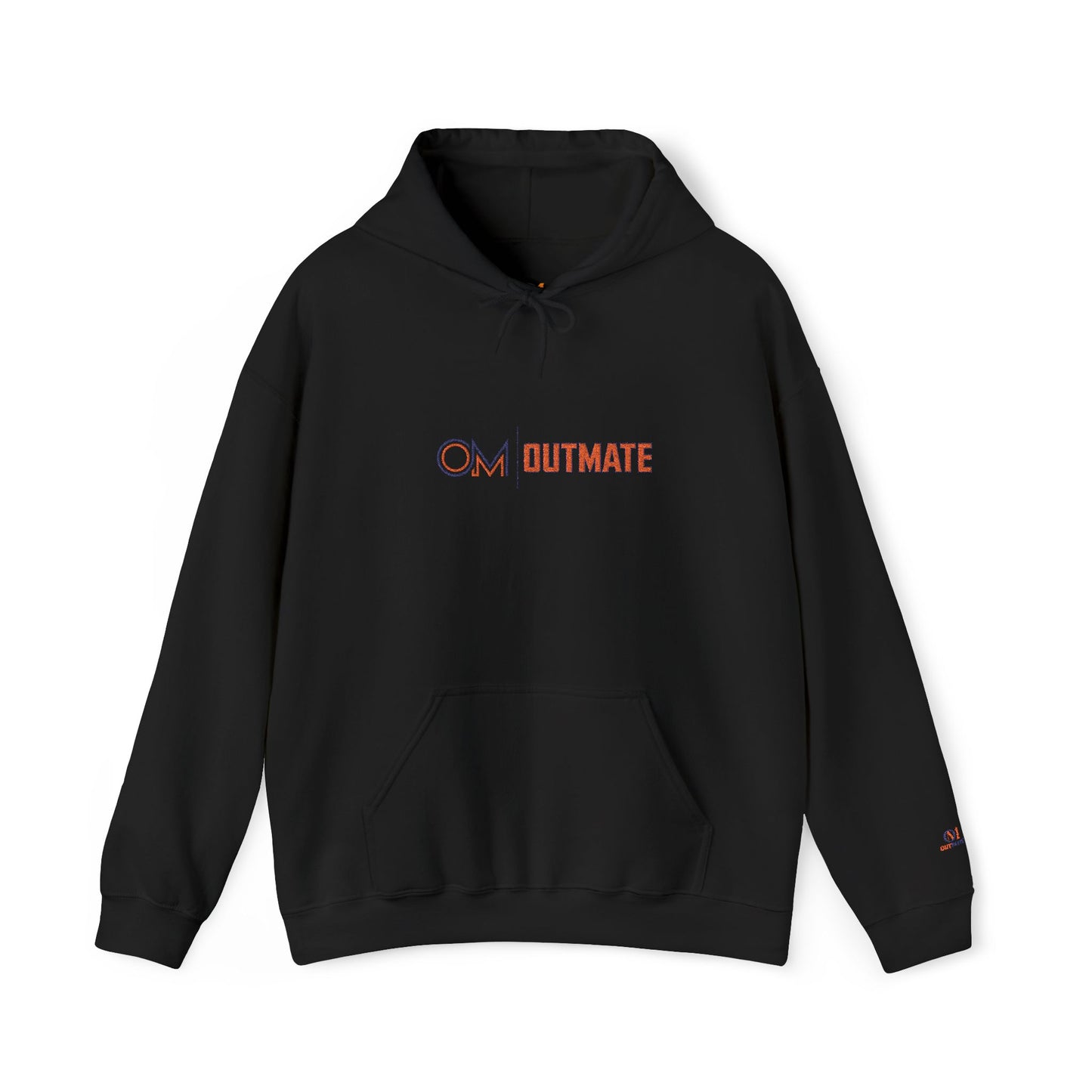 Outmate Unisex Multi Logo Embroidered Hoodie — Cozy Pullover
