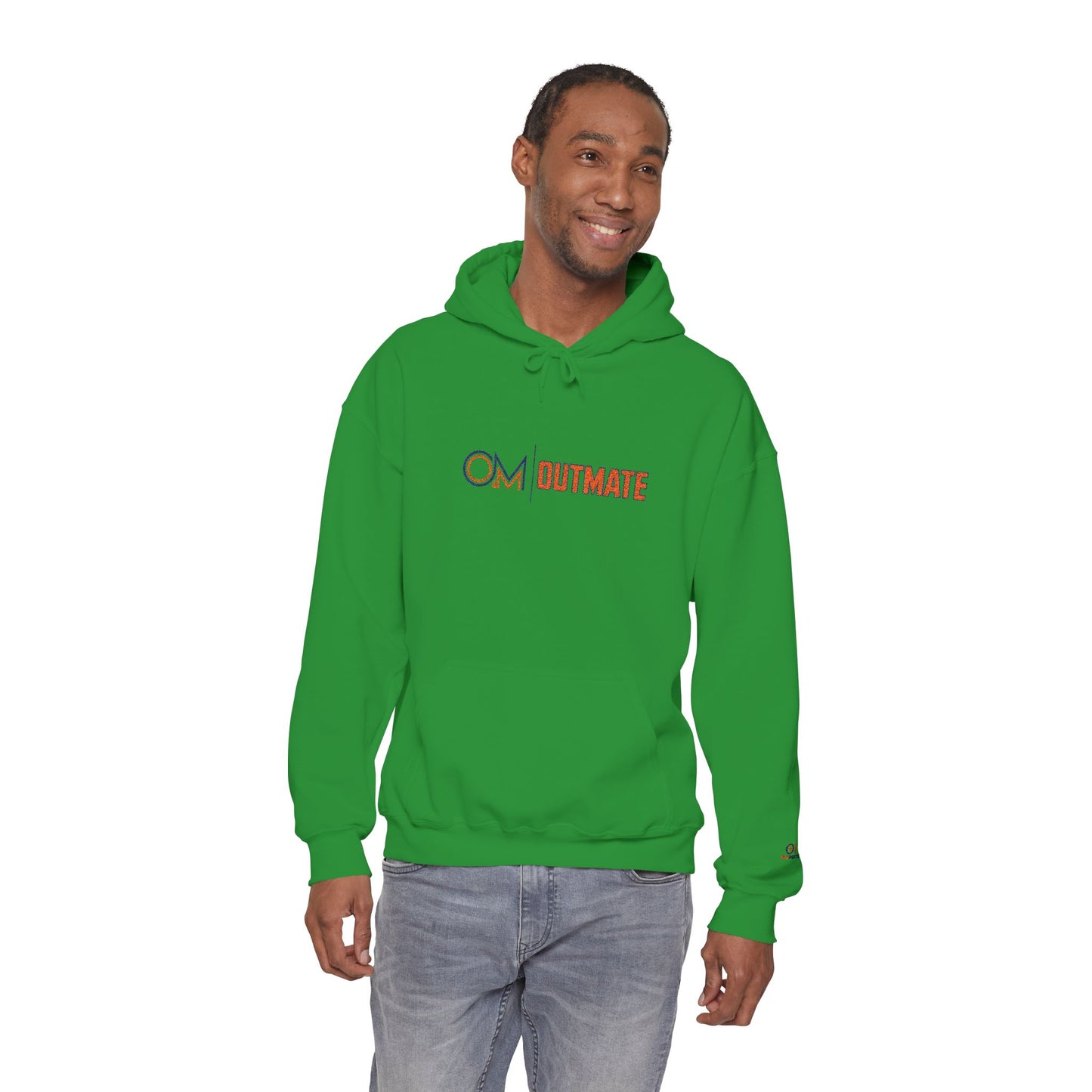 Outmate Unisex Multi Logo Embroidered Hoodie — Cozy Pullover