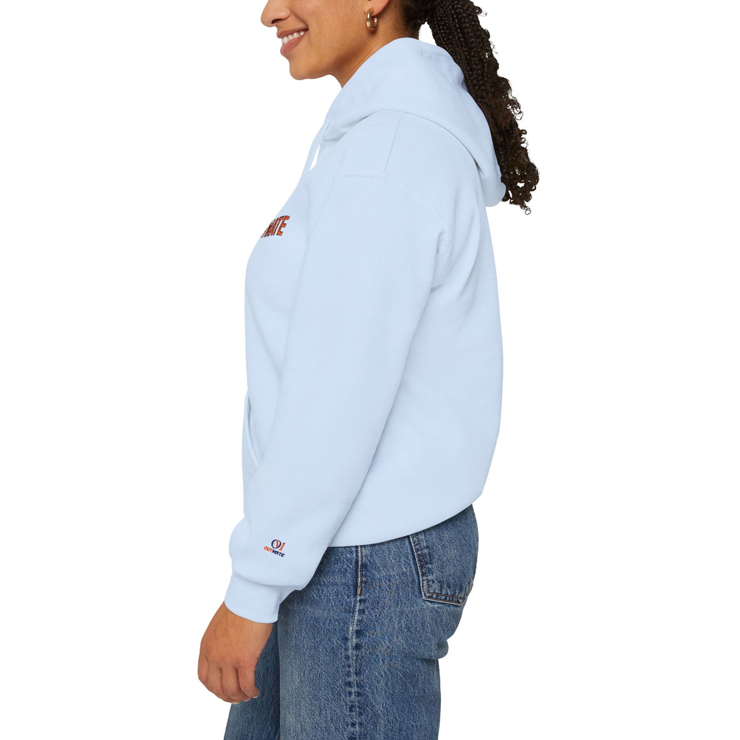 Outmate Unisex Multi Logo Embroidered Hoodie — Cozy Pullover