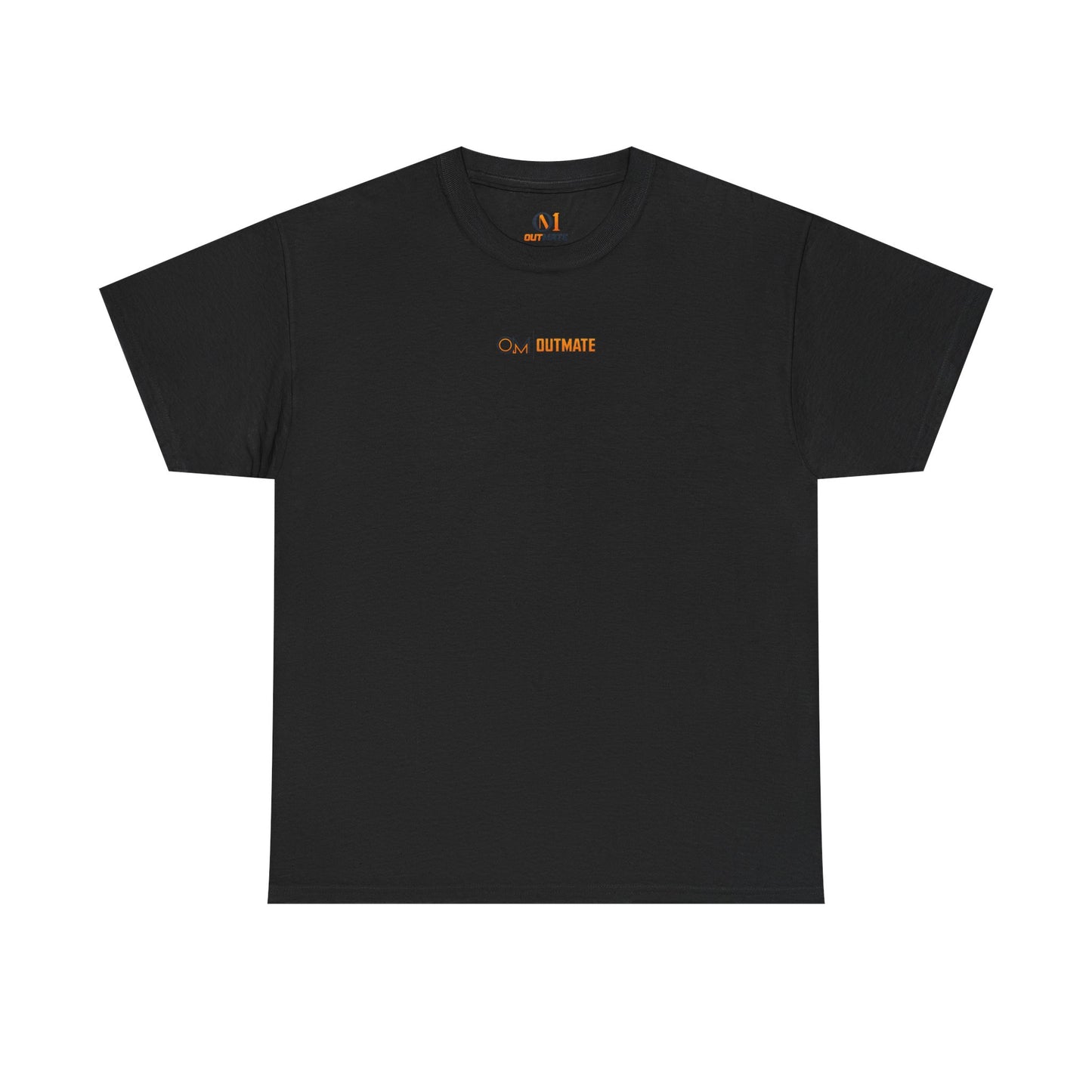 Minimalist 'Out' Logo Tee — Black Graphic Cotton T-Shirt