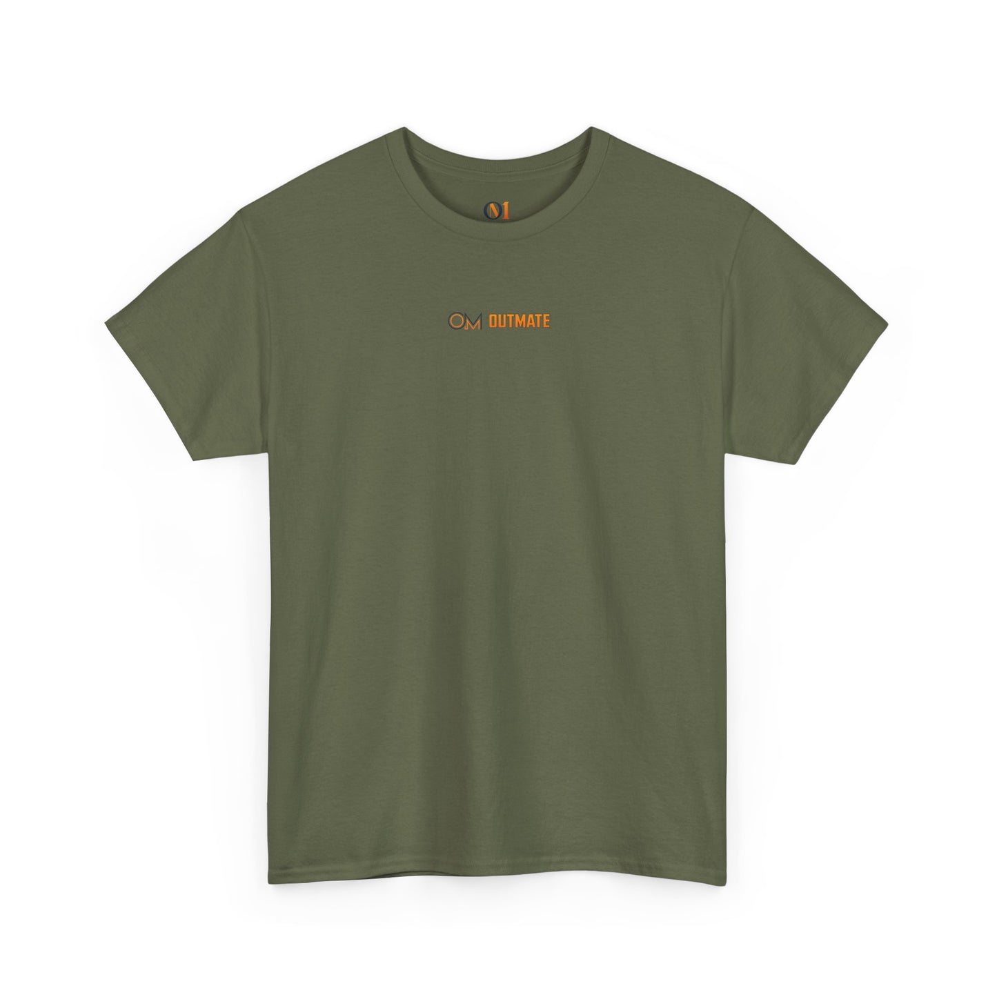 Minimalist 'Out' Logo Tee — Black Graphic Cotton T-Shirt