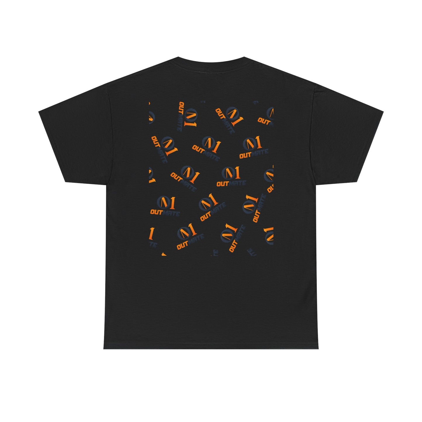 Minimalist 'Out' Logo Tee — Black Graphic Cotton T-Shirt
