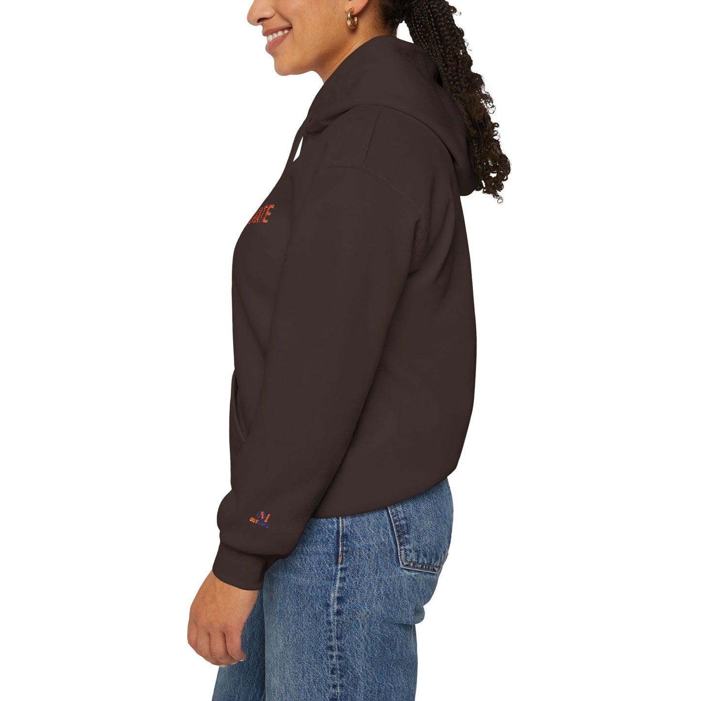 Outmate Unisex Multi Logo Embroidered Hoodie — Cozy Pullover