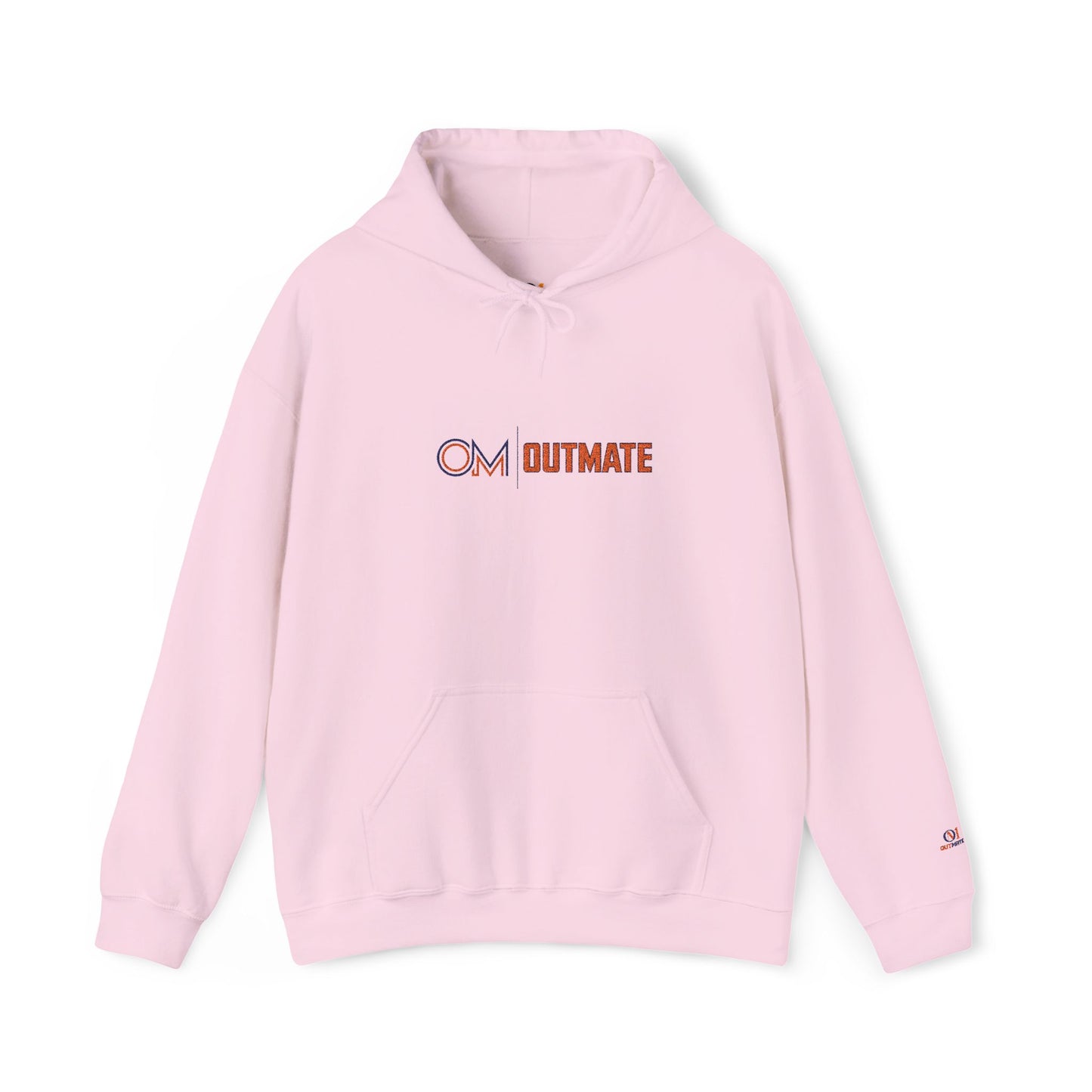Outmate Unisex Multi Logo Embroidered Hoodie — Cozy Pullover