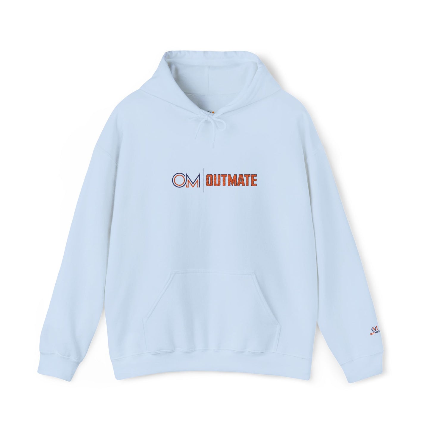 Outmate Unisex Multi Logo Embroidered Hoodie — Cozy Pullover