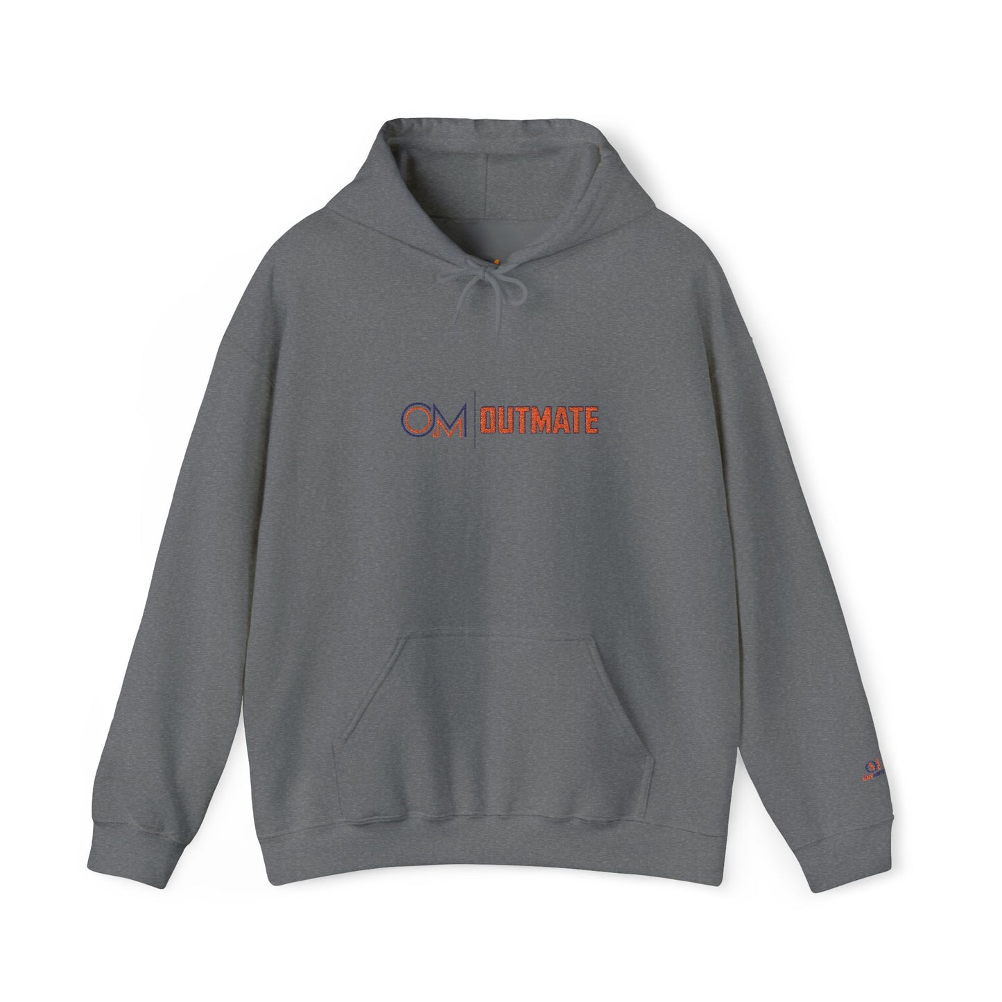 Outmate Unisex Multi Logo Embroidered Hoodie — Cozy Pullover