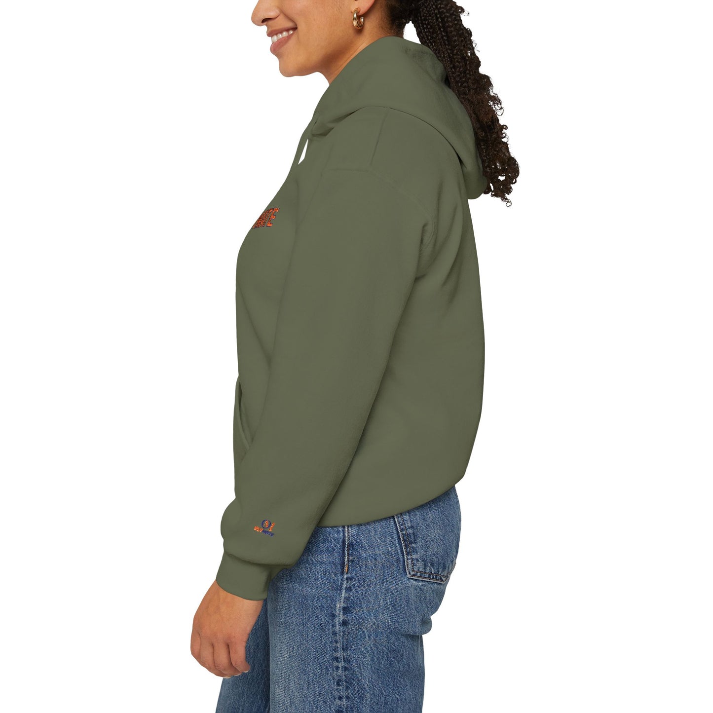 Outmate Unisex Multi Logo Embroidered Hoodie — Cozy Pullover