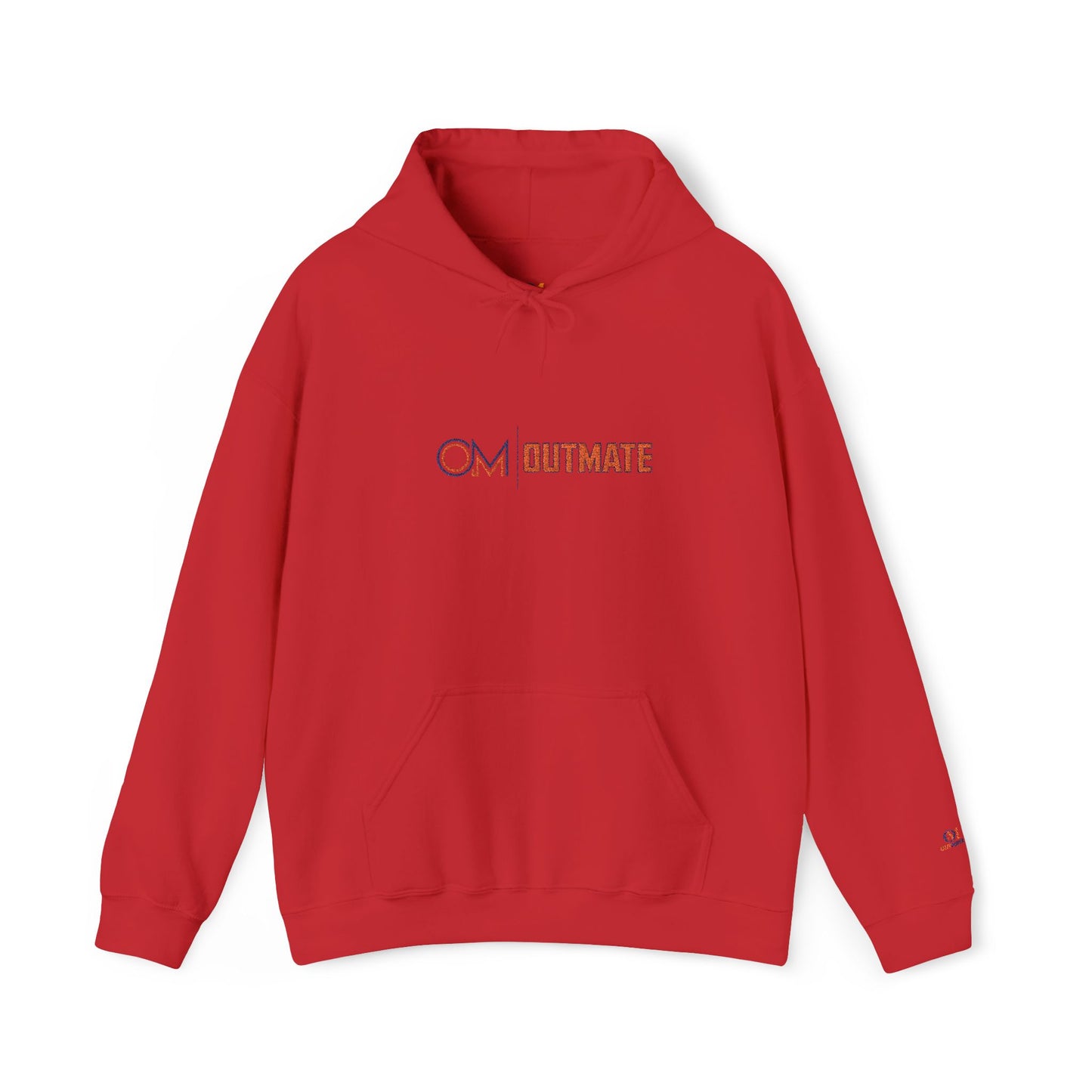 Outmate Unisex Multi Logo Embroidered Hoodie — Cozy Pullover