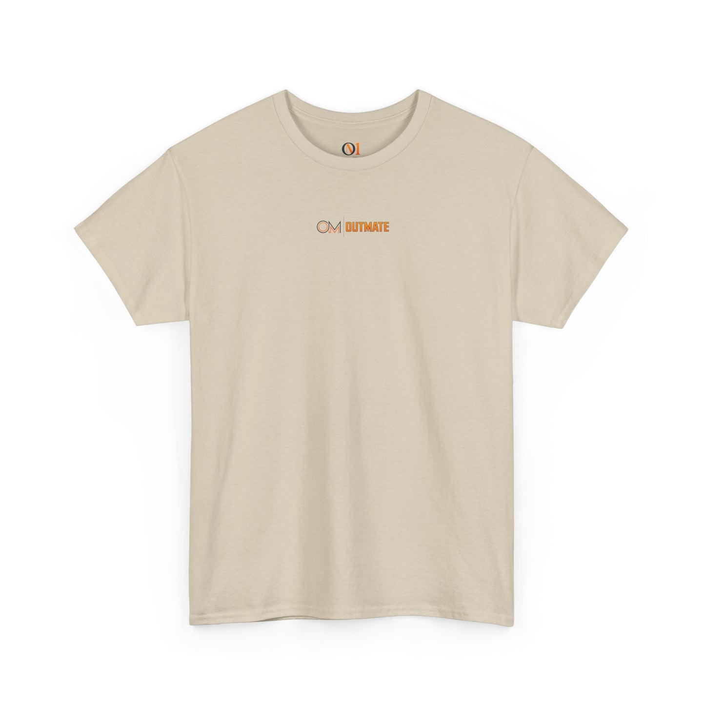 Minimalist 'Out' Logo Tee — Black Graphic Cotton T-Shirt