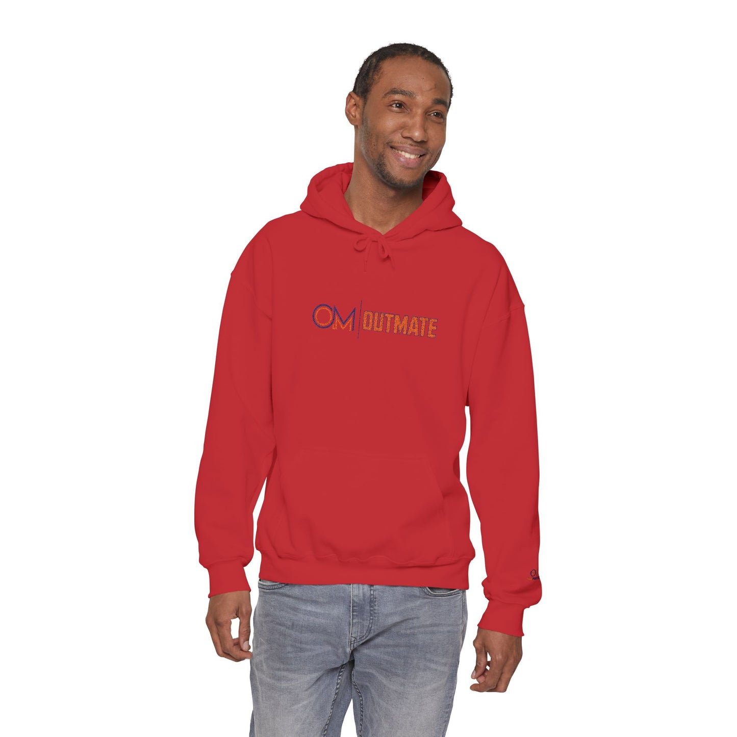 Outmate Unisex Multi Logo Embroidered Hoodie — Cozy Pullover