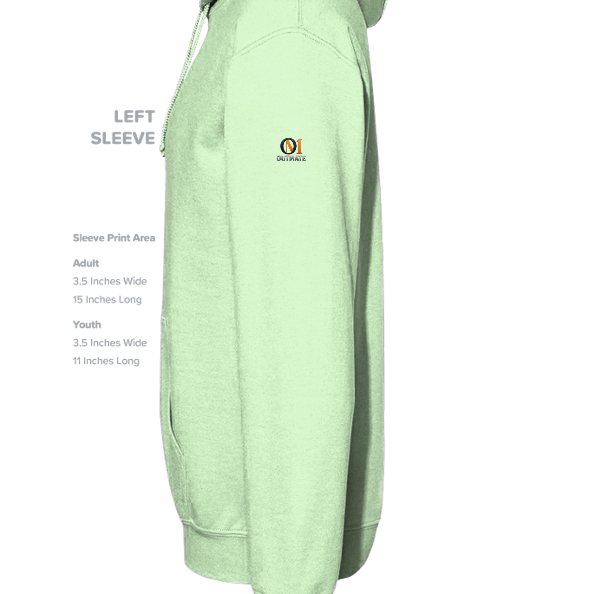 Mint Green - G185 - SLEEVE_LEFT