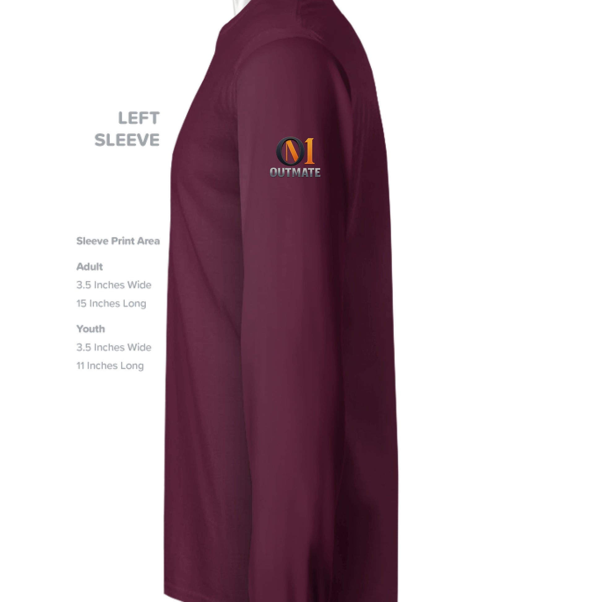 Maroon - SLEEVE_LEFT