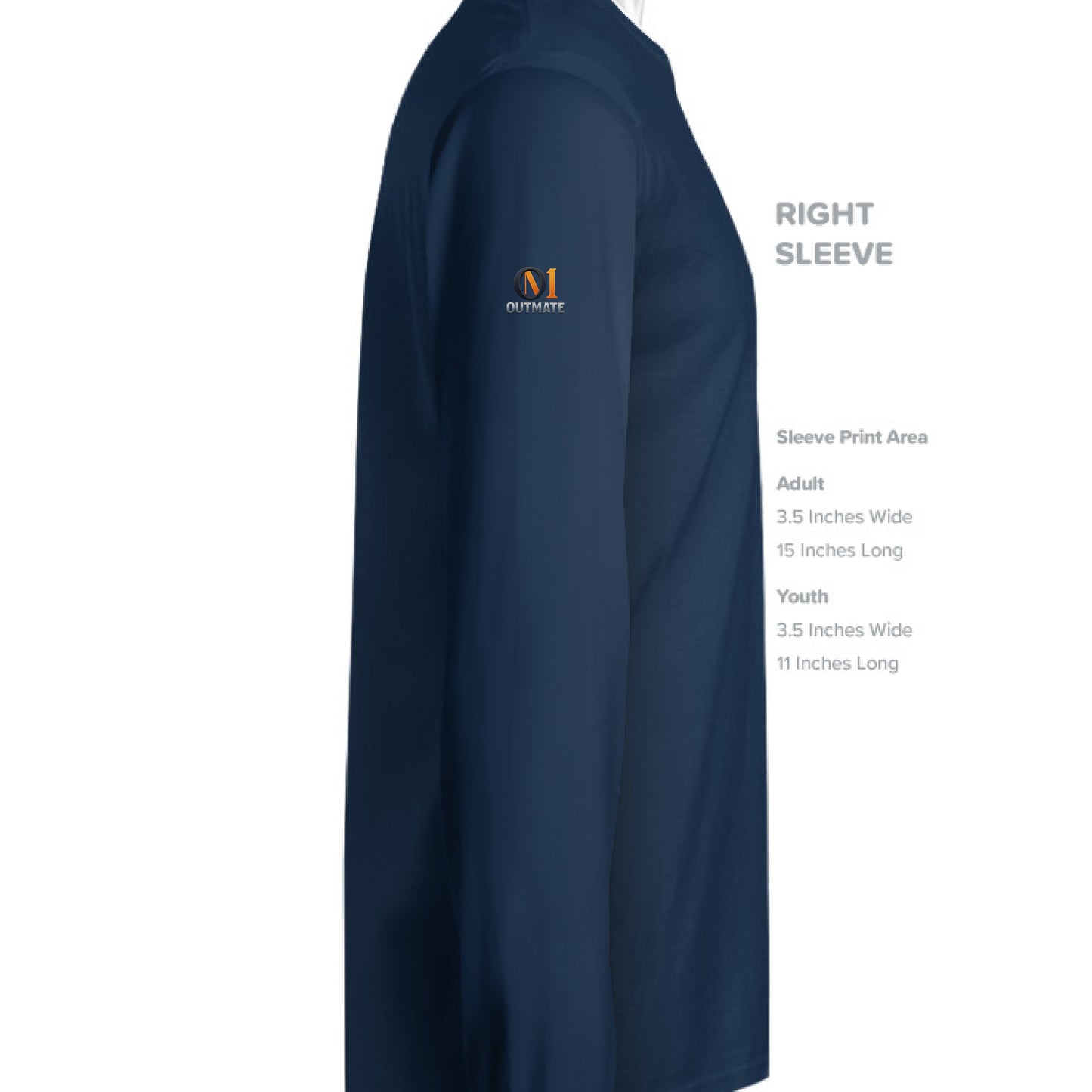 SOLID NAVY BLEND - SLEEVE_RIGHT